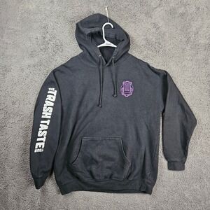 Trash Taste Tour 2022 Hoodie Mens XL Black Anime Podcast Graphic Merch XL